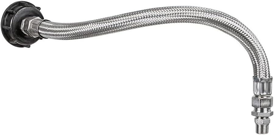 Kerbl Connection set for IBC containers (for connecting a drinking basin, flexible reinforced hose 70 cm, incl. accessories) 221980