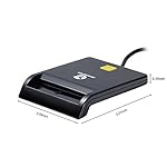 ZOWEETEK CAC Card Reader Military, Smart Card Reader DOD Military USB Common Access CAC, Compatible with Windows, Mac OS and Linux - Image 6