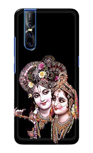 Image of PRINTFIDAA� Printed Hard Back Cover Case for Vivo V15 Pro Back Cover (Radha Krishna) -2808
