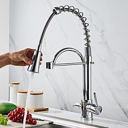 Grifo de cocina con manguera extraíble que soluciona tu espacio 5