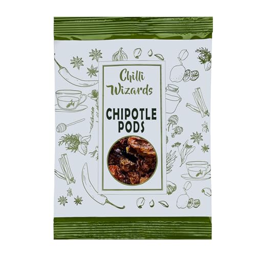 Chipotle Whole Dried Pods Smoked Chilli 100g
