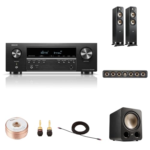 Denon AVR-S507BT + Polk Signature Elite 3.1 Home Theater Bundle