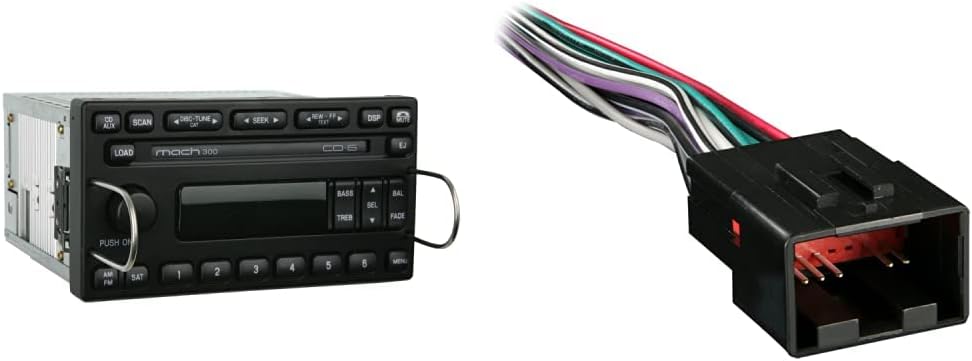 METRA Ltd 86-5618 Ford Radio Removal Keys,Black & Metra 70-1771 Radio Wiring Harness for Ford/Lincoln/Mazda 1998-Up into Car, 16 Pin : Automotive