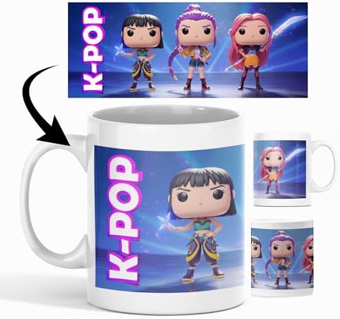 Taza de Cerámica 350 ml · Diseño Estilo Muñeco Coleccionable Cabe...