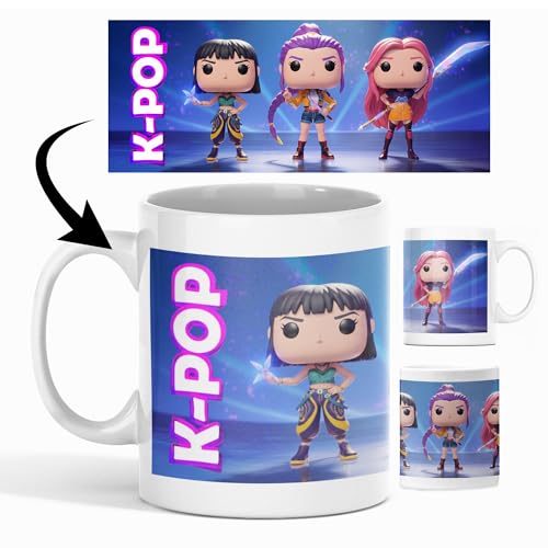 Armiprint Taza de Cerámica 350 ml · Diseño Estilo Muñeco Coleccionable Cabezón...