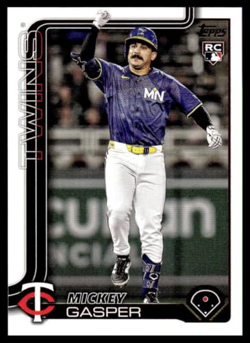 2025 TOPPS UPDATE #US291 MICKEY GASPER RC MINNESOTA TWINS BASEBALL OFFICIAL TRADING CARD OF MLB