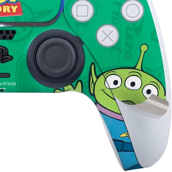 Skinit Decal Gaming Skin Compatible with PS5 Slim Digital Edition Bundle - Officially Licensed Disney Toy Story Alien Design
