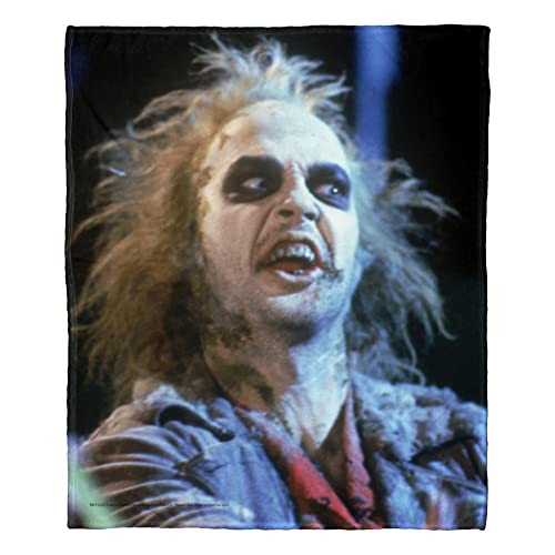 Northwest Beetlejuice Silk Touch Throw Blanket 50 x 60 Ghost with The Most