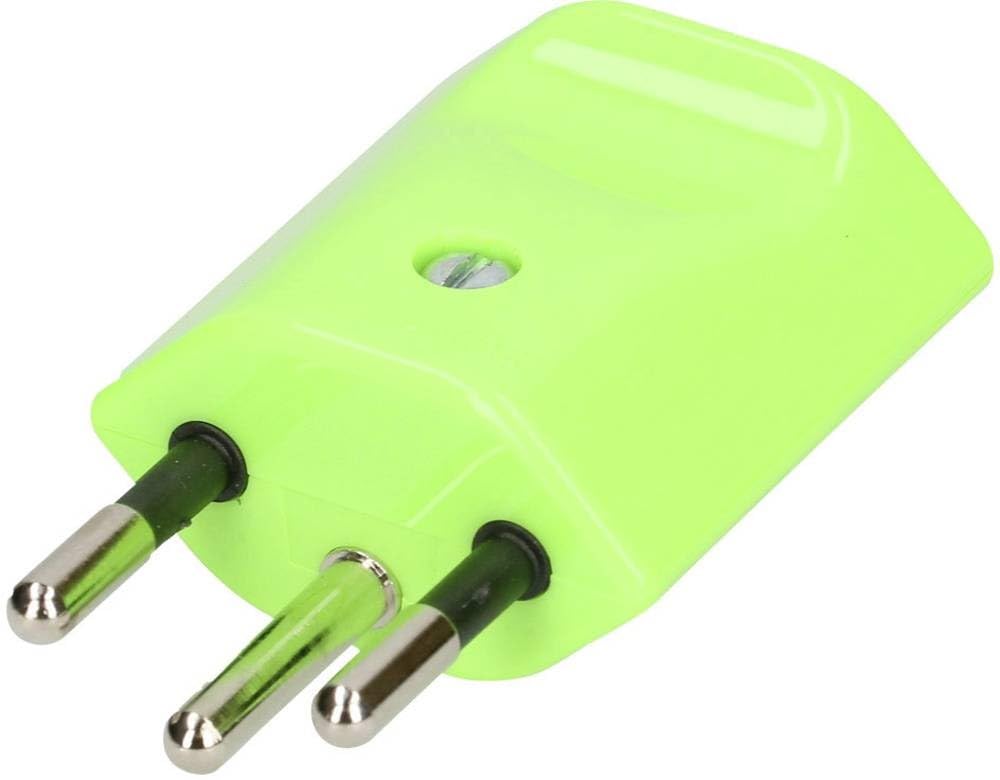 Max Hauri AG132610 Swiss Power Plug Plastic 250 V Green