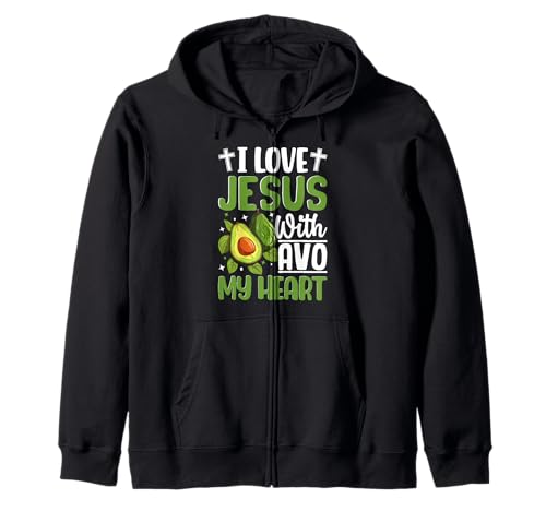 Amo a Jesús con Avo Mi Corazón Sudadera con Capucha