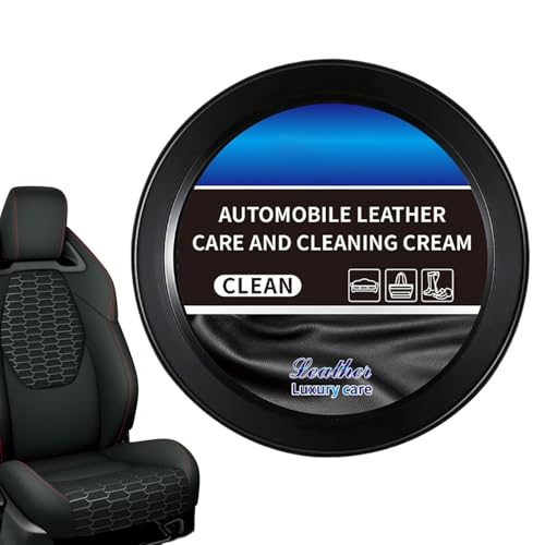 Dopsyesn Nettoyant pour Sièges en Cuir De Voiture - Crème de Polissage et de Détail 120g,Nettoyant pour Intérieur De Voiture,pour Sièges Panneaux Tableau de Bord Volant Meubles Canapé