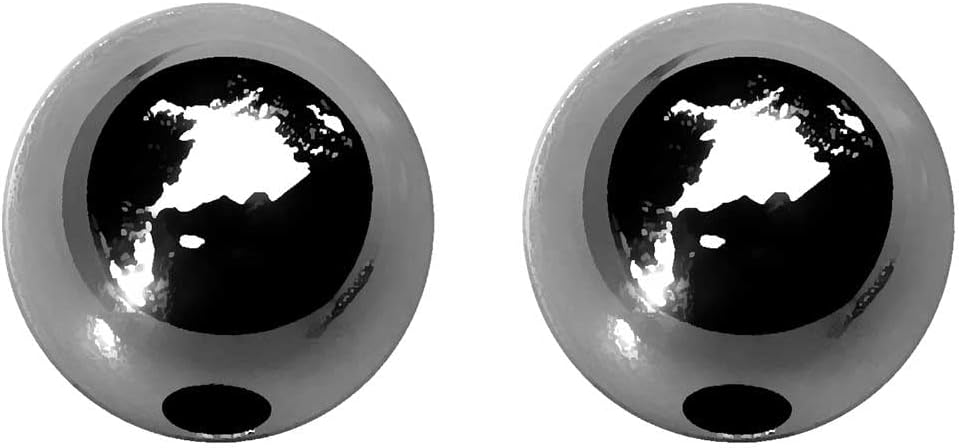 uGems 14K White Gold 3mm Hollow Smooth Beads (10 pcs)