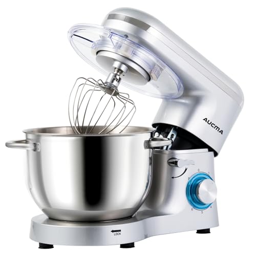 Aucma Stand Mixer, 6.2L Food Mixer 1400W Tilt-Head Electric Kitch...