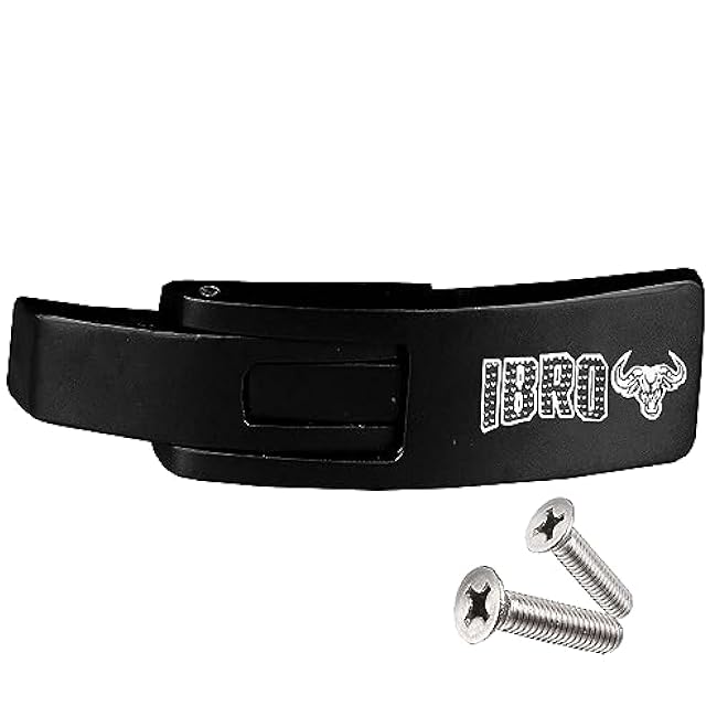 IBRO Heavy Duty Replacement Lever Buckle for 10MM Weight Lifting and Powerlifting Belt - Rust Free Fits All Brands