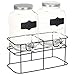 vidaXL 2X Getränkespender mit Ständer Zapfhahn Wasserspender Dispenser Saftspender Wasser Saft Cocktail Spender Einmachglas Glasspender 2x4L Glas
