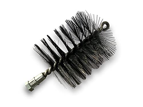 Kibros 41SCA100x6 Rohrbürsten Pro Stahl Ø 100 mm | Anschluss M12 x 175 weiblich | Kern aus gedrehtem Stahl | Reinigung von Rohr- und Rohrbürsten | Kibros 41SCA100x6 Cover