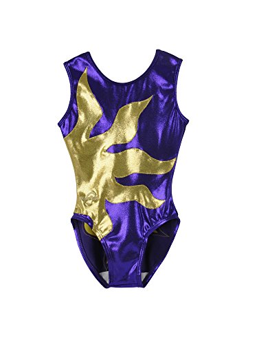 Obersee Mädchen O3gl015axs Turnanzug, Lila Sonne, Axs Adult Extra Small Cover