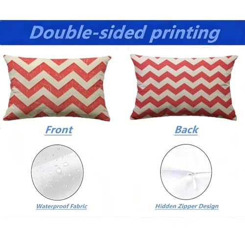 Housses de coussin de jardin 70x90 imperméables pour protéger canapé - 3