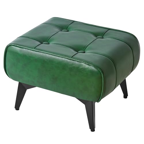 YMYNY Kleiner Fußhocker Leder fußbank Moderne Hocker...