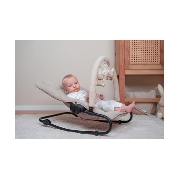 Little Dutch 7090.BEIGE Kinderwippe Babywippe - Baby Bunny beige – Bild 4
