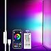 Produktbild TOCLL LED-Stehleuchte mit Dimmfunktion und Farbwechsel App-gesteuerte Wohnzimmer-Stehleuchte mit Musiksynchronisation, RGB: Gesamte Spektrum mit 16 Millionen Farben 156 cm USB-Stromversorgung