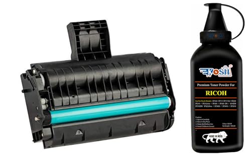 Image of KOSH Toner Powder Compatible for Ricoh SP100 /SP111 /SP111SU /SP200 /SP210 /SP212snw / SP300 /SP300DN /3510DN /SP310DN / SP325sfnw /SP3400 /SP3410 /SP3510 Cartridge (SP200 Cartridge + 100 Gm Powder)