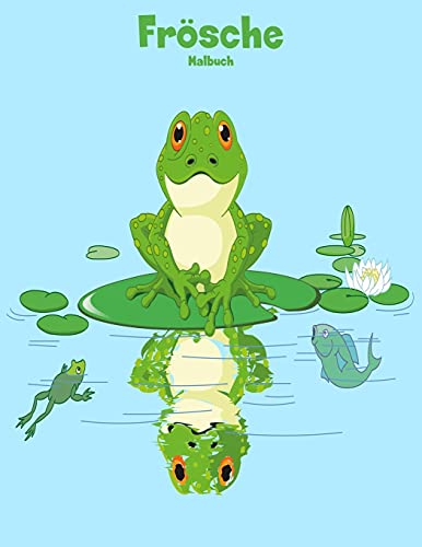 Frösche-Malbuch 1 (German Edition)
