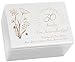 Produktbild LAUBLUST Große Holzkiste Blumen Motiv - Personalisiert mit Individueller Wunsch-Gravur - 40x30x24cm, Weiß, FSC® | Geschenkkiste - Geschenk-Verpackung | Aufbewahrungskiste | Deko & Erinnerungs-Box