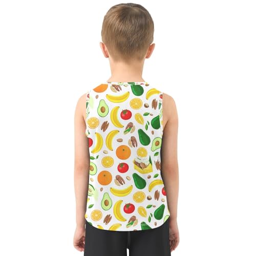 Tomato Nuts Boys Tank Tops Sleeveless Tank Top Shirts Undershirts for Summer,3T3