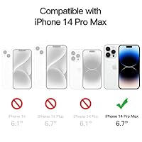 JETech Schutzfolie für iPhone 14 Pro Max, 3 Stück – Ansicht 3