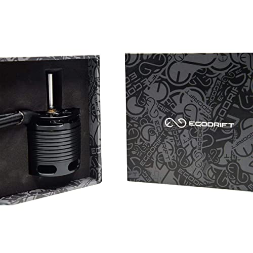 Egodrift Tengu 4525HT / 550kV Motor (35mm Shaft) Fits XLPower 700 Helicopter, SAB Goblin 700-770, Align T-Rex 700-800; 12S, 14S LiPo Cells; 140A, 6720W Maximum Current and Power