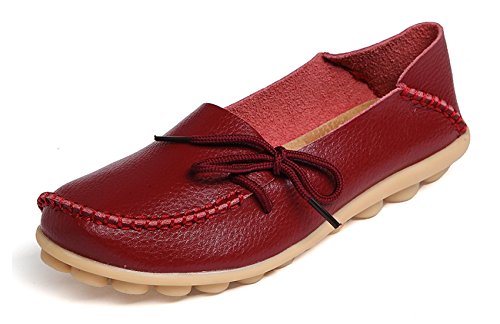 Image of VenusCelia Women's Breathable Comfort Walking Office Flat Loafer