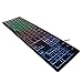 Produktbild LogiLink ID0138 Beleuchtete Tastatur, LED Regenbogen-Hintergrundbeleuchtung schwarz