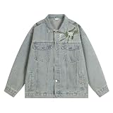 Chaqueta vaquera clásica para hombre con auténtico proceso de lavado usado para un estilo atemporal