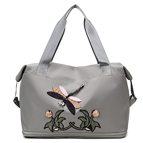 Sac à bandoulière de sport gris idéal pour vos séances de yoga