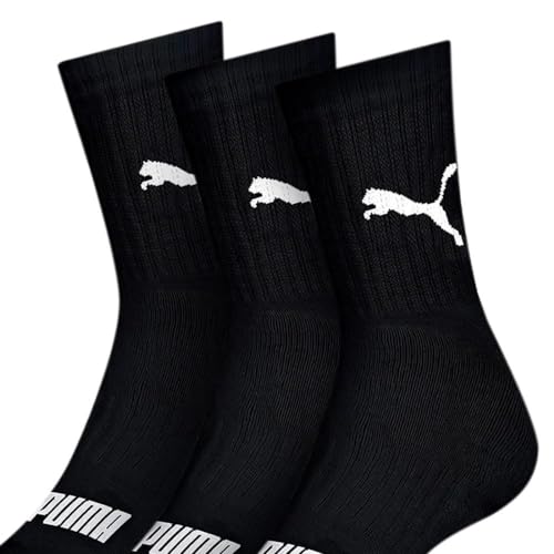 Kit 3 Pares De Meias Puma Femininas Cano Médio Preto 4795.001.5.997 34-39