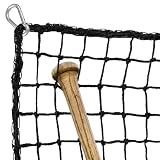 Flyte Heavy Duty Baseball Net (10x20 Feet) with 4 Carabiners Sports Soccer Volleyball Outdoors