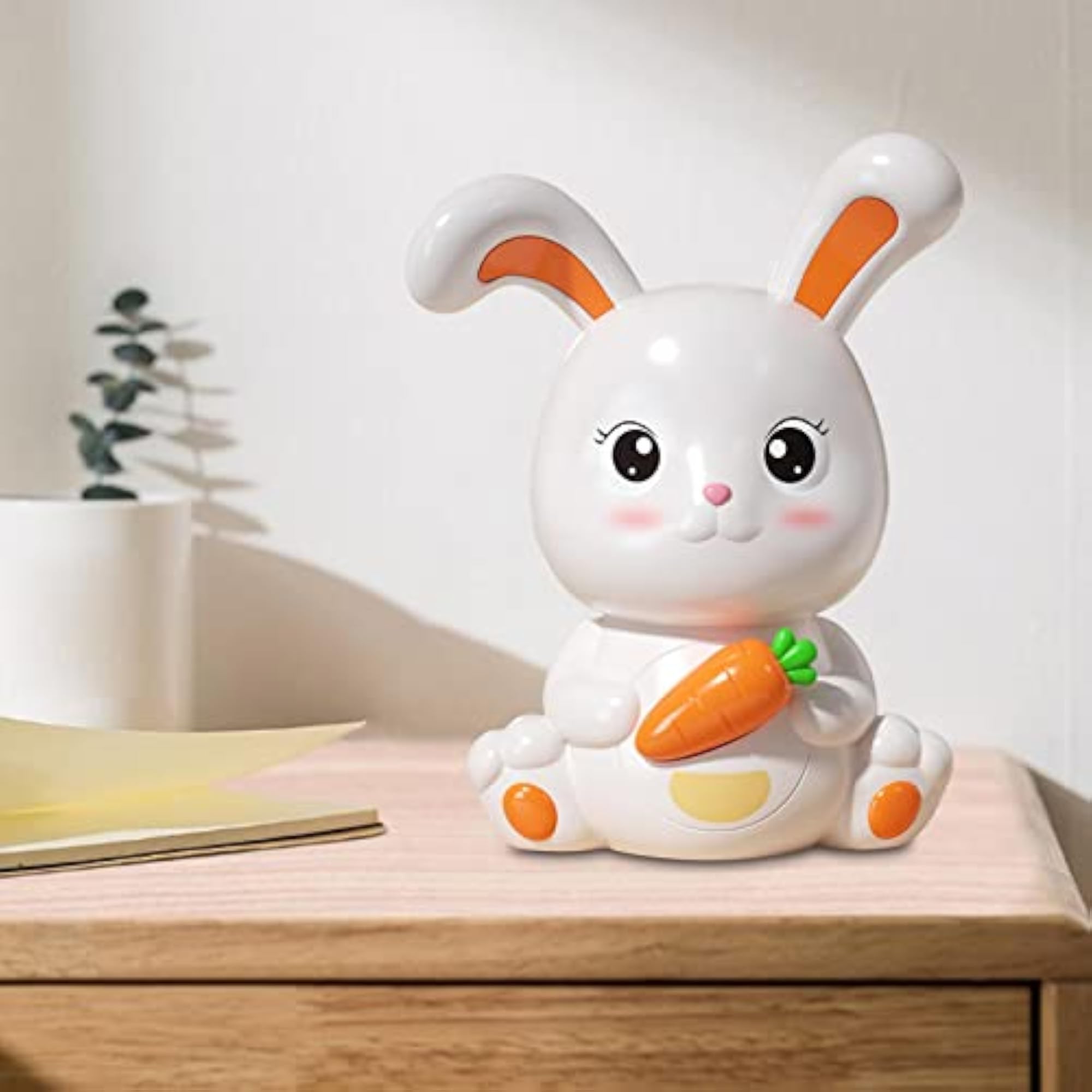 Rabbit Piggy Bank Ornament Saving Box for Cabinet Gifts