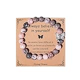The Meaning:Through the ages,the natural stone has been known for its healing properties and benefits,It relieves individual from stress and strain,sooths iiritability,fear,anxiety and aids in recovery.The butterfly charm signifies beauty,romance and...