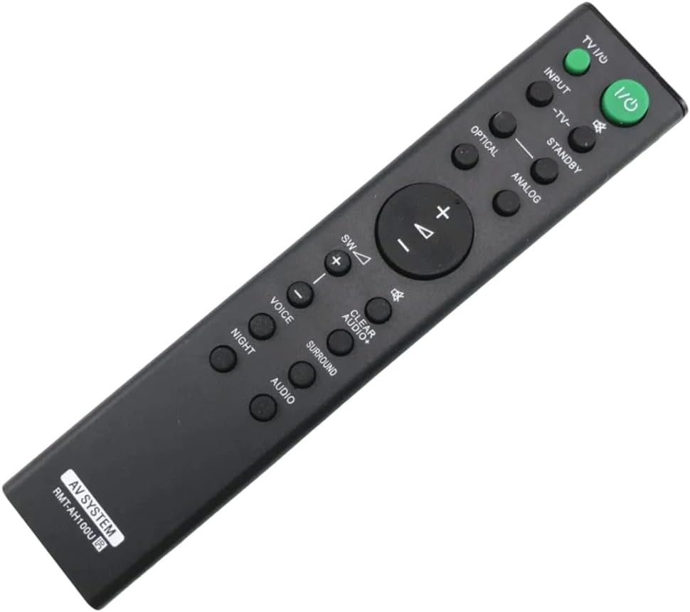 Lightweight RMT-AH100U Remote Long Ranged Operate Easy Setups for HTCT180 SACT180 SAWCT180 Streaming Devices