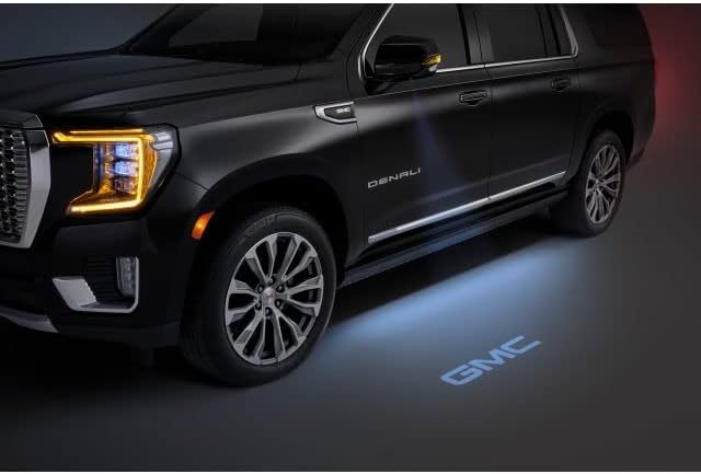 LED Puddle Light Kit for 2019-2024 GMC Sierra Yukon GMC Logo Projection 84408373