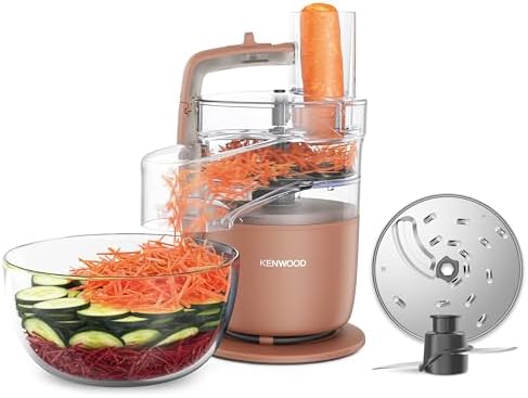 Kenwood MultiPro Go FDP22.​130RD, Kitchen Robot, Chops, Slices, G...