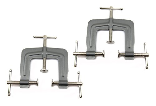 Elitexion 3 Way C-Clamp Edging Woodworking, 2-5/8 Inches By 2-1/2 Inches Opening – Pack Of 2 #TOP7