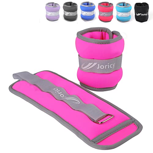 Ankle Weights, 1/2/3/4/6/8/10/12/20 LBS 1 Pair Wrist Leg Arm Weights for Women Men Kids Child with Adjustable Straps, Strength Weighted for Jogging, Running, Walking, Fitness, Gym Workout