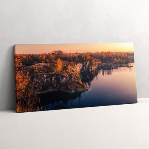 Tableaux 120x60cm de Cracovie lac Zakrzówek pour décoration murale peinte