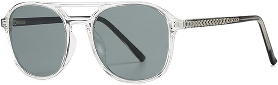 Retro Double Bridges Men Polarized Sunglasses Women Shades UV400