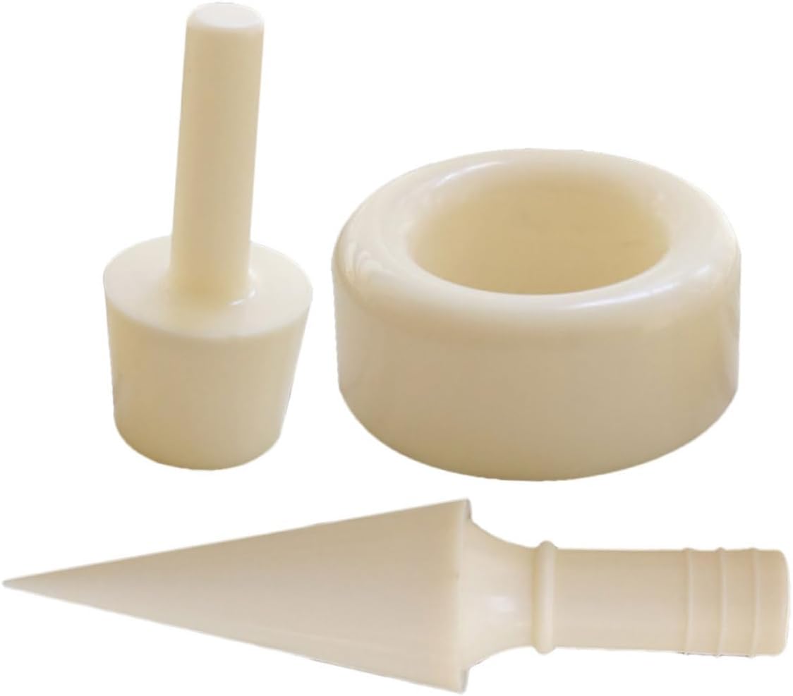 Waffle Cone Mold 3 Sets Cone Mold Waffle Cone Maker for Cream Cone Roller Dessert Making Mold Kitchen Mold Baking Cone Shaper Ice Cream Cones Mold Waffle Cones Roller Beige