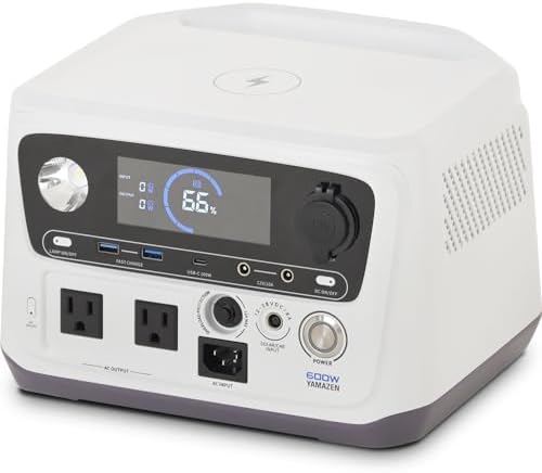 Amazon.co.jp: 山善 ELEIN ポータブル電源 大容量 409.6Wh リン酸鉄 