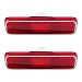 Pair of Rear Signal Side Marker Light Lamp Replacement for Dodge Plymouth 3587440
