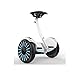 MKIU Controllo Leg Equilibrio Scooter Due Ruote Elettrico Balance Motorino con App può Realizzare Controllo Intelligente Adatto Ai Bambini,Bianca,Luminous Wheel